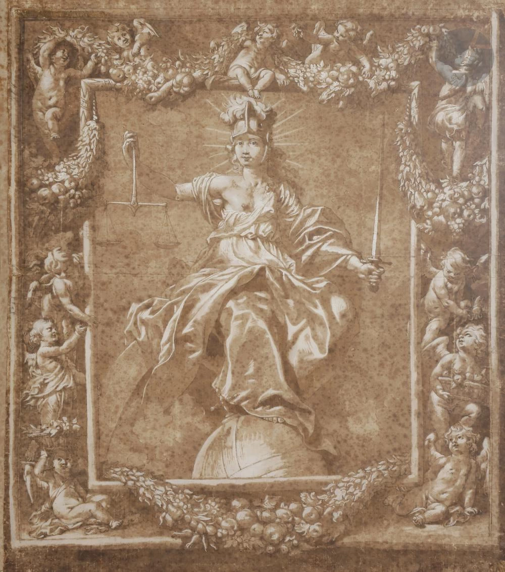 Allegoria della Giustizia - attribuito